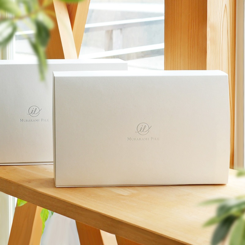 PREMIUM　和紙ソリッドギフトセット（FT×2）<br>Beige × Brown