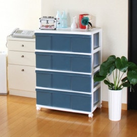 �ڴ����ʡ� ��10�� �磻�ɥ������� ��Ǽ�ܥå��� ��Ǽ������ �ץ饹���å� �����Ф� 4�� ��60 ����40 �⤵85cm ����ե� ������� �ۥ磻�ȡ��ͥ��ӡ� ���㥹�����դ� ������