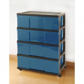 �ڴ����ʡ� ��10�� �磻�ɥ������� ��Ǽ�ܥå��� ��Ǽ������ �ץ饹���å� �����Ф� 4�� ��60 ����40 �⤵85cm ����ե� ������� �֥�å����ͥ��ӡ� ���㥹�����դ� ������