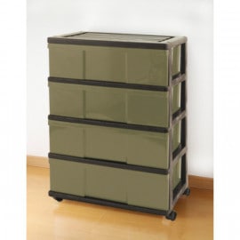 �ڴ����ʡ� ��10�� �磻�ɥ������� ��Ǽ�ܥå��� ��Ǽ������ �ץ饹���å� �����Ф� 4�� ��60 ����40 �⤵85cm ����ե� ������� �֥�å��������� ���㥹�����դ� ������