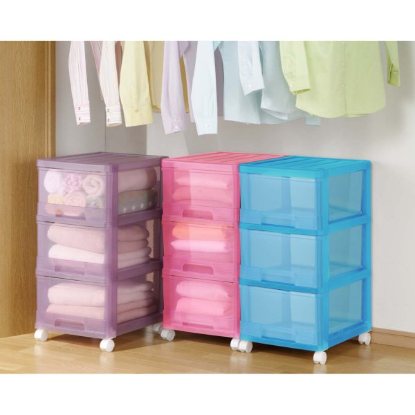 ��3�� ��Ǽ������ �ץ饹���å� �����Ф� ���� 3�� 2���� ��34.5 ����41.5 �⤵69.4cm ������������ ������� �����륯�ꥢ ���奨�꡼���顼 �������饤�� ���󥫥����� �������ޥ�� ���㥹�����դ� ������