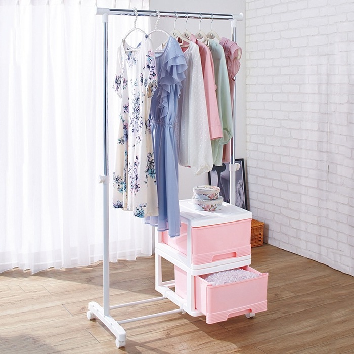 ��2�� �ϥ󥬡���å� ����� �ѥ��ץ��� �ץ饹���å� �����Ф� ��Ǽ�������դ� ���� 1�� 2���� ����79.5 ����43 �⤵89.5〜151cm ������� �ۥ磻�ȡ��ޥ���ޥ��ۥ磻�� ���㥹�����դ�