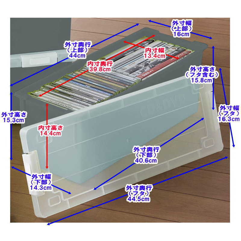 CD������ DVD������ ��Ǽ�ܥå��� �ե��դ� ��Ǽ������ ���顼�ܥå��� �Хå��뼰 �������� �ץ饹���å� ������� ���졼 Ʊ�� 6���� ������ ������