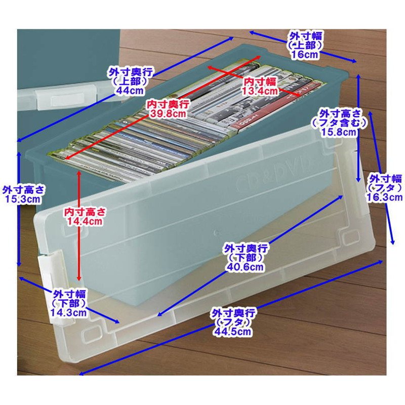 CD������ DVD������ ��Ǽ�ܥå��� �ե��դ� ��Ǽ������ ���顼�ܥå��� �Хå��뼰 �������� �ץ饹���å� ������� �֥롼���졼 Ʊ�� 6���� ������ ������