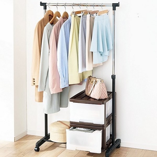 ��2�� �ϥ󥬡���å� ����� �ѥ��ץ��� ��Ǽ�ܥå��� ��Ǽ������ �ץ饹���å� �����Ф� ���� 1�� 2���� ����78.5 ����42.5 �⤵87〜158cm ����ե�������� ������� �֥�å�/�١����� ���㥹�����դ�