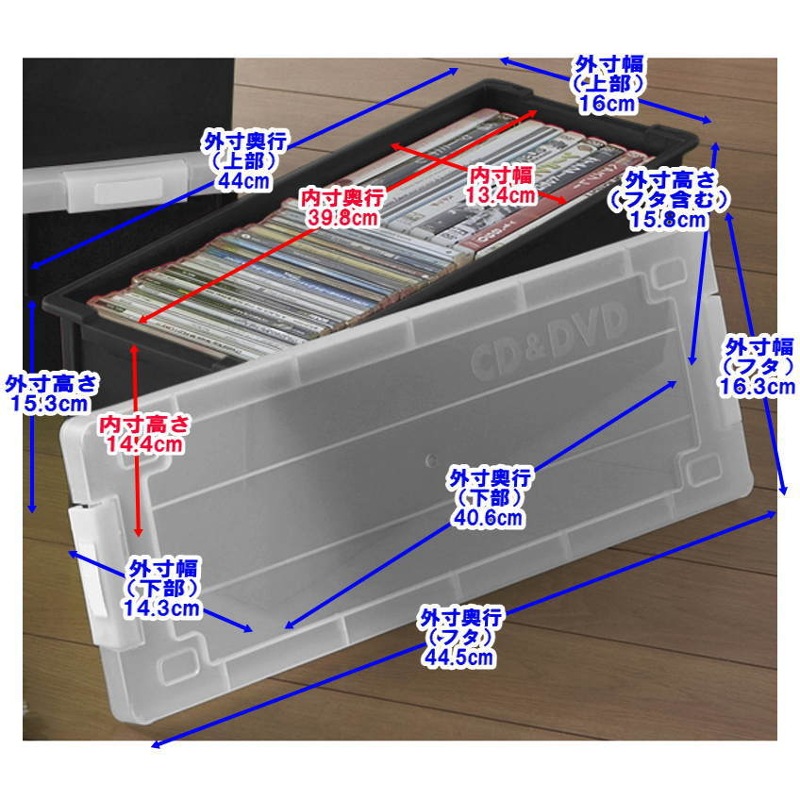 CD������ DVD������ ��Ǽ�ܥå��� �ե��դ� ��Ǽ������ ���顼�ܥå��� �Хå��뼰 �������� �ץ饹���å� ������� �֥�å� Ʊ�� 6���� ������ ������