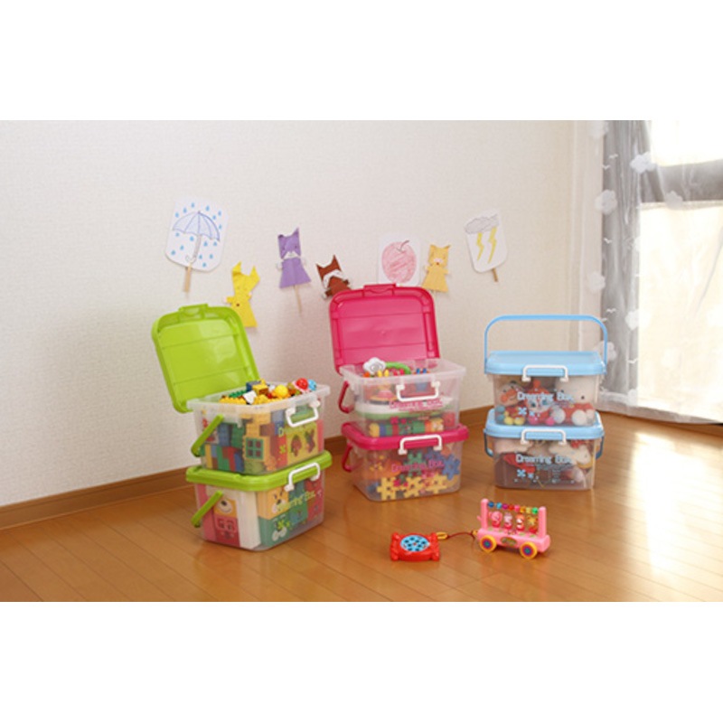 タミヤ 2段式収納ボックス ピンク カラーボックス 収納ボックス