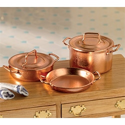 銅製フライパン3点セット