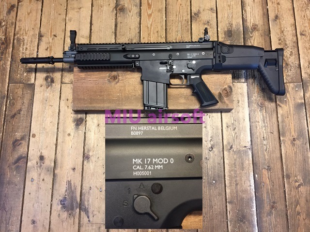 CyberGun FN SCAR-H GBB BK Mk17 JP.ver