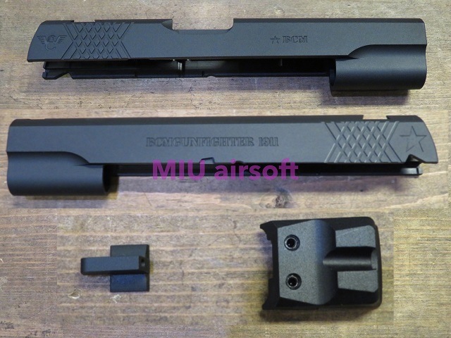 ENIGMA TMMEU用 BCM GunFighter 1911ﾀｲﾌﾟ ｱﾙﾐｽﾗｲﾄﾞ BK