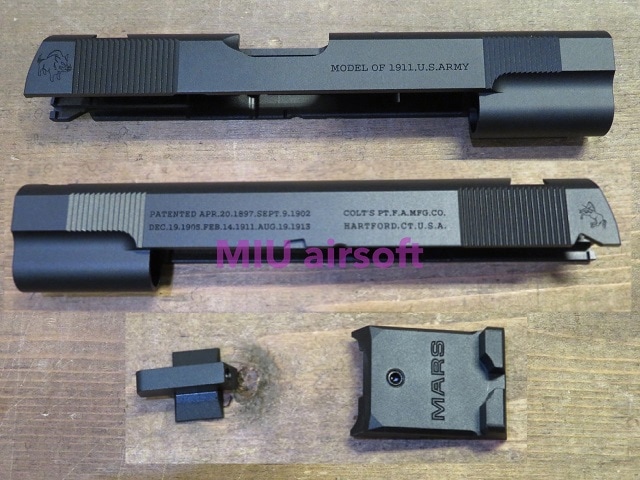 マルイMEU用 マルイMEU用 キンバーウォーリアタイプENIGMA製スライド