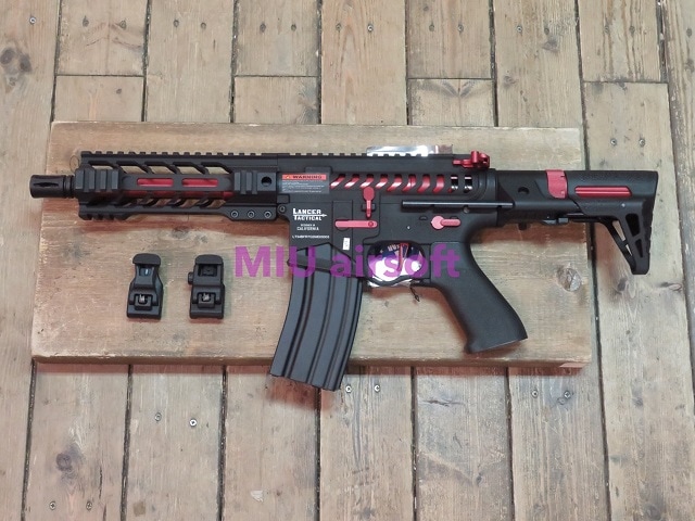 LancerTactical LT-34 ﾊﾞﾄﾙﾎｰｸ7 PDRｽｹﾙﾄﾝ 電動ｶﾞﾝ BK＆RED | メーカー