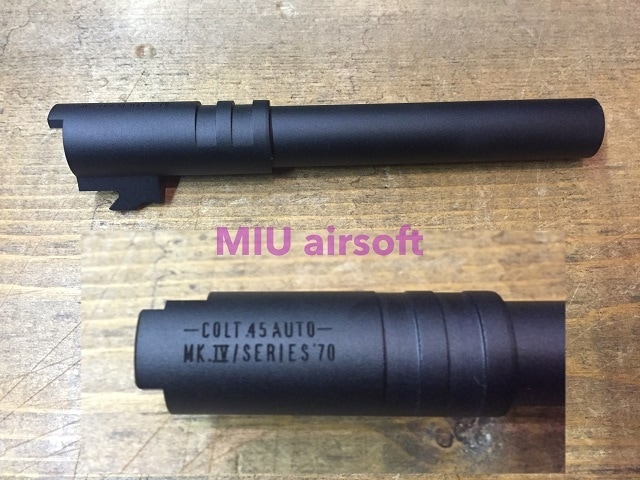 Airsoft Masterpiece アルミアウターバレル　ブラック Airsoft Masterpiece アルミアウターバレル ブラック