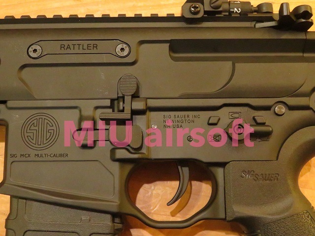 AF MCX Rattler4.8in ETU ��ư���ގ� BK