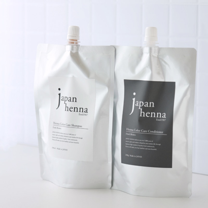 かんたんヘナ カラーケアシャンプー＆ ヘナカラーコンディショナー