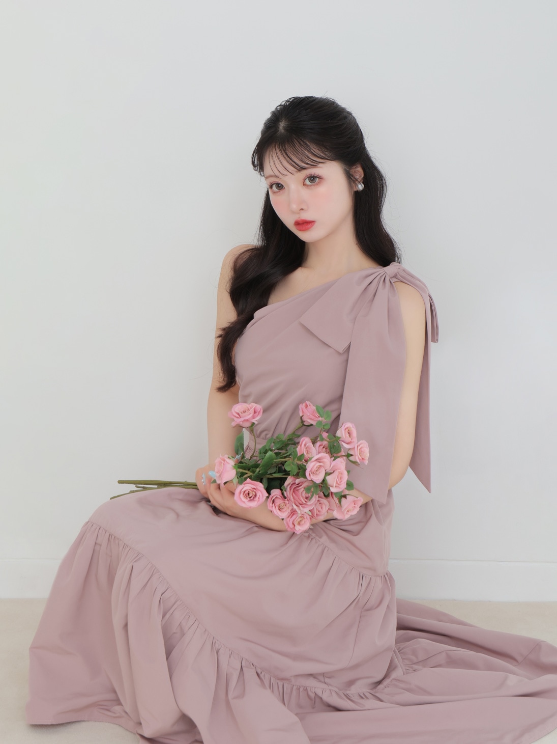 即購入可♡Bijou collar ribbon onepiece エムミーエメ M me eme/summer SALE | Mmeeme