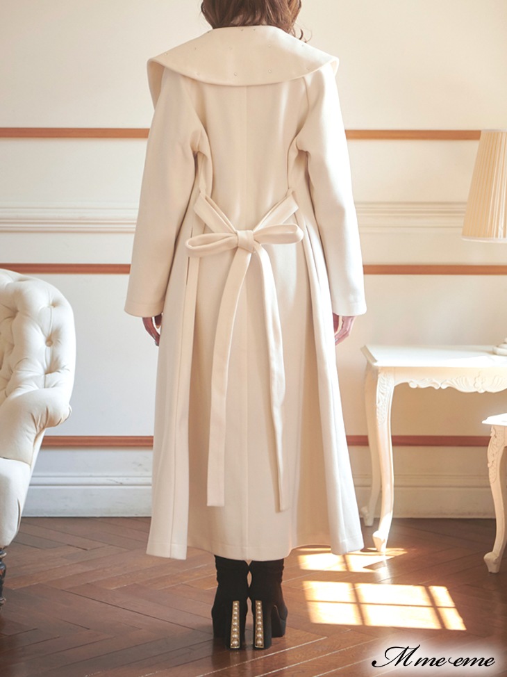 エムミーエメ　ビジューロングコート 完売品 エムミーエメ ビジューロングコート 完売品 エムミーエメ ビジュー