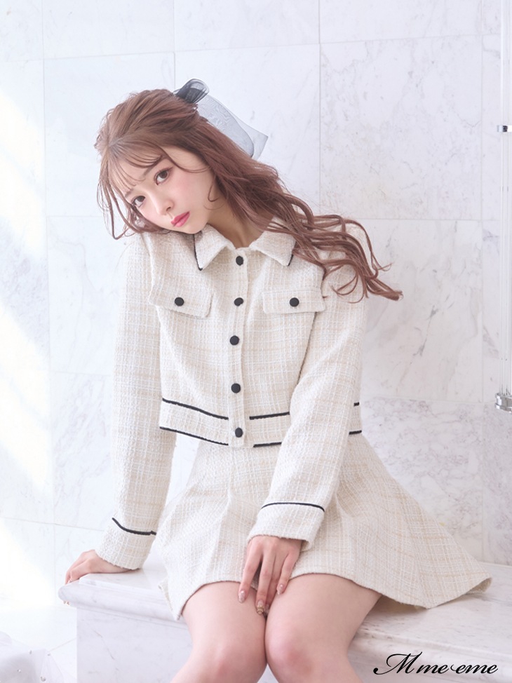 Spring tweed jacket (eme10300)