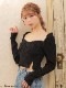 salepearl chain knit tops (eme10305)