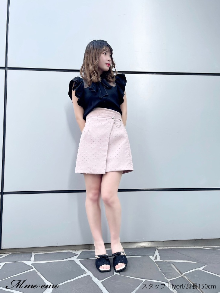 【sale】Piping ribbon blouse (eme10501)