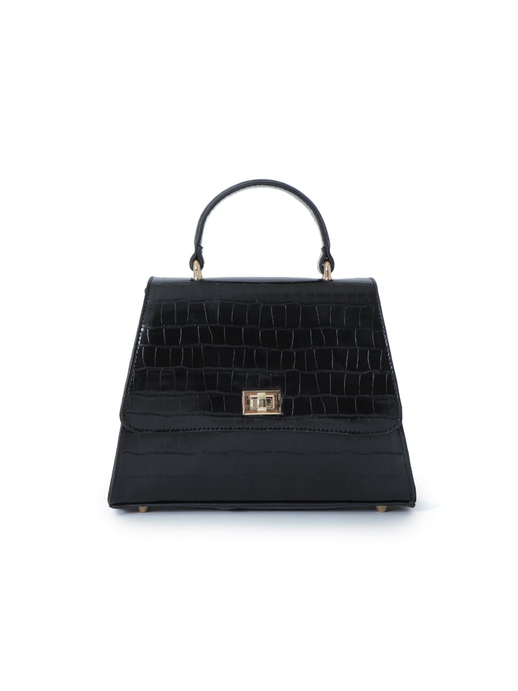 M me eme／Leather ribbon top handle bag(eme10330) | All Item