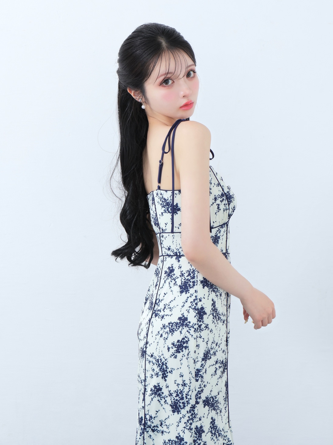 【M me eme】Flower tulle mini onepiece M me eme（エムミーエメ）