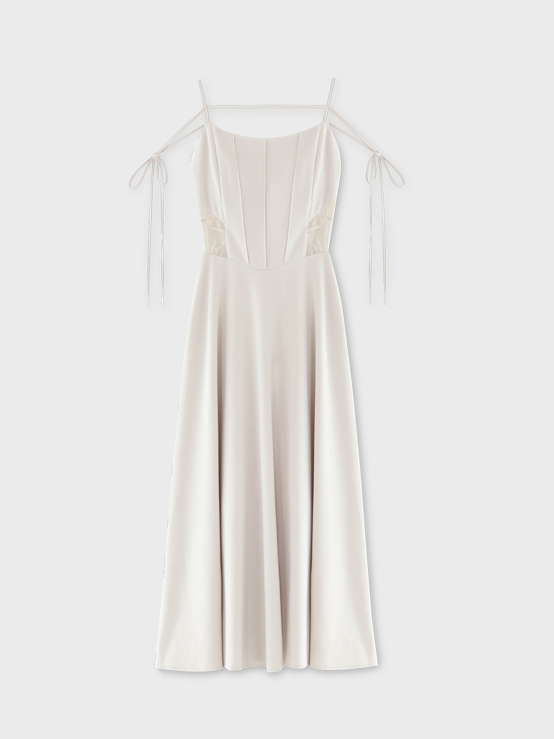 M me eme サイドレースリボンワンピース M me eme／Side lace smooth ribbon onepiece(eme10394) | All