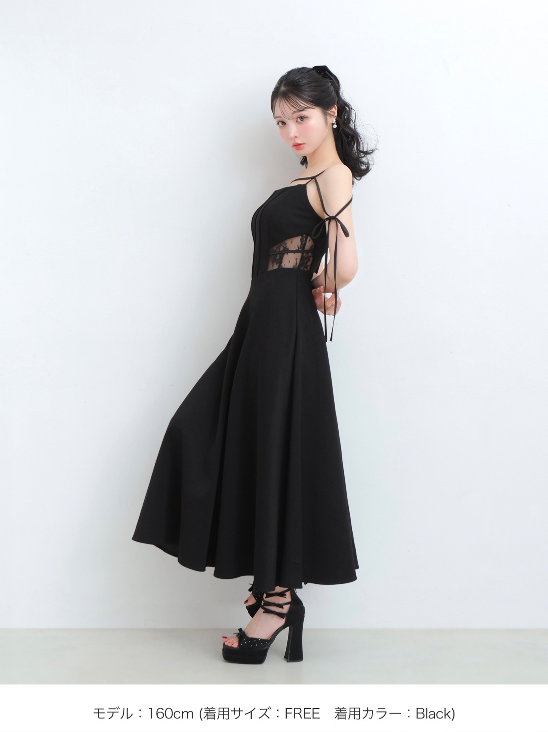 【m.me.eme】Taffeta ribbon mini onepiece M me eme／Taffeta ribbon mini onepiece(eme10531) | All Item