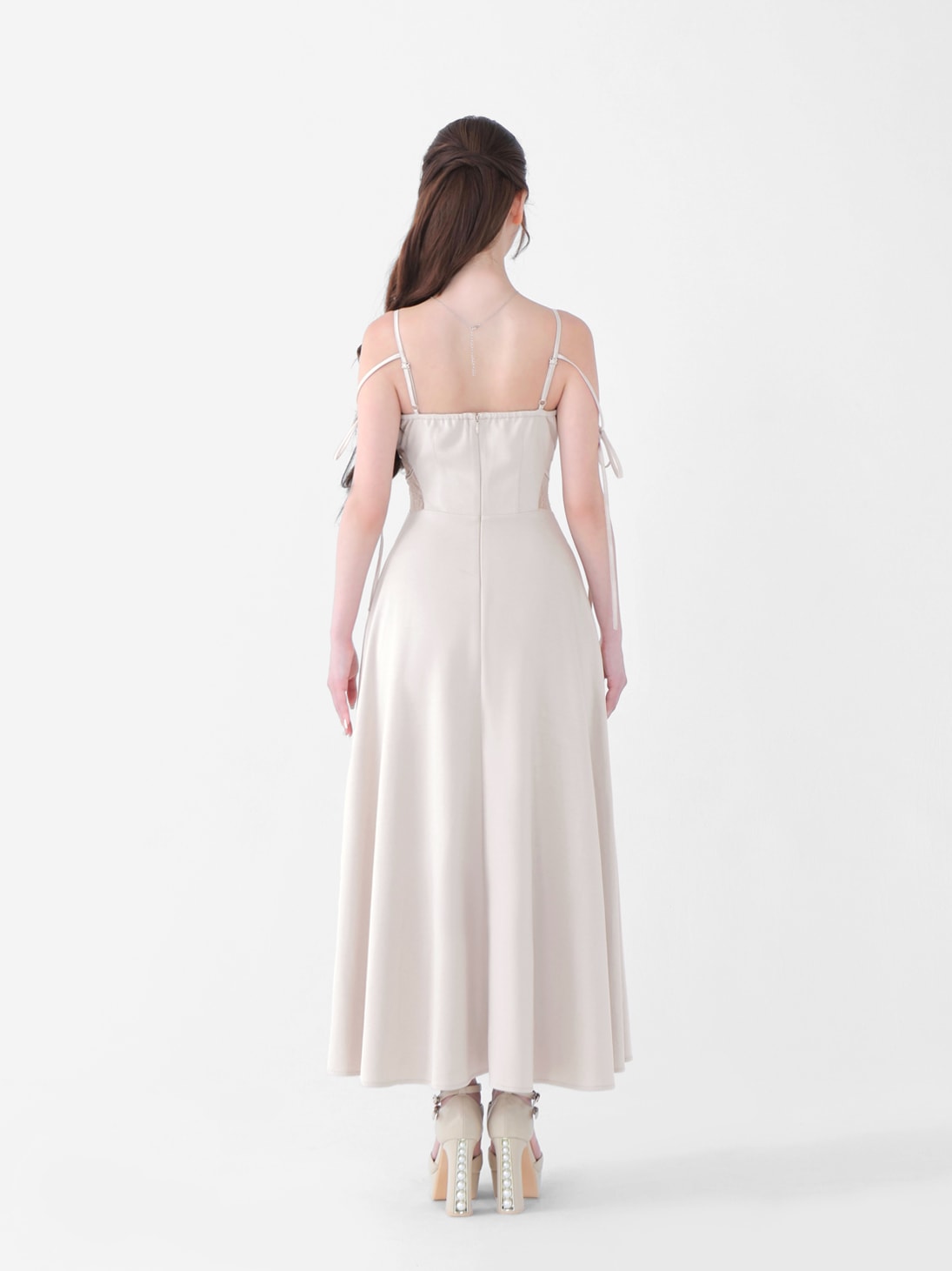 エムミーエメ Side lace smooth ribbon onepiece M me eme/Side lace smooth ribbon onepiece(eme10394) | All