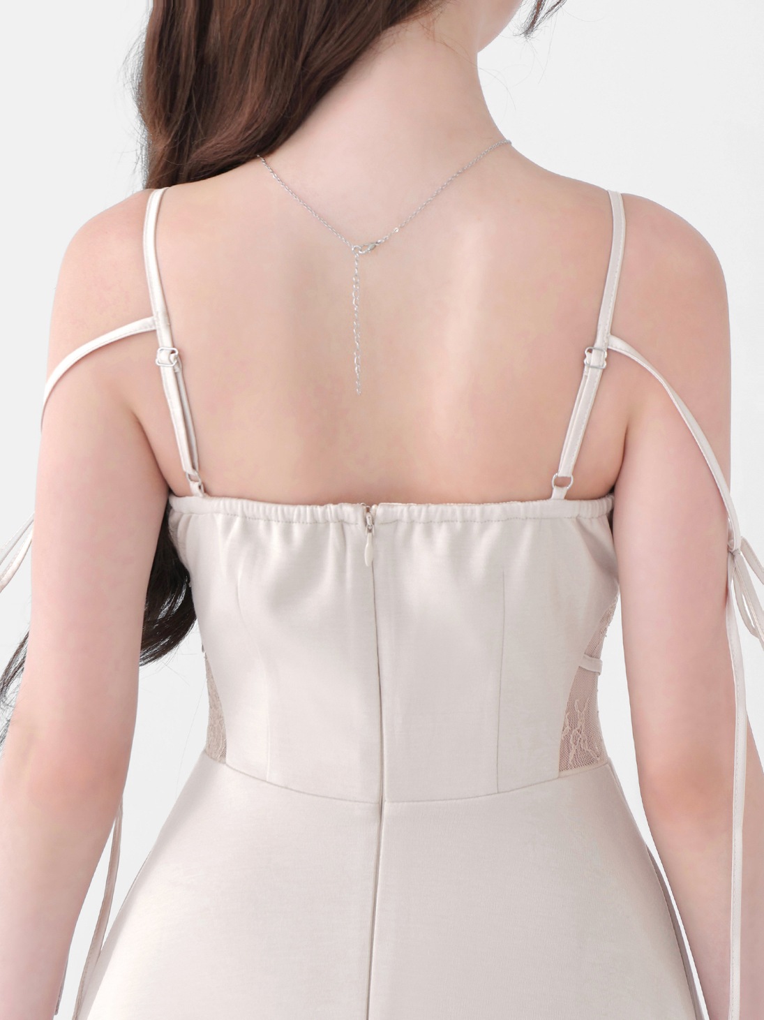 エムミーエメ　Side lace smooth ribbon onepiece M me eme／Side lace smooth ribbon onepiece(eme10394) | All