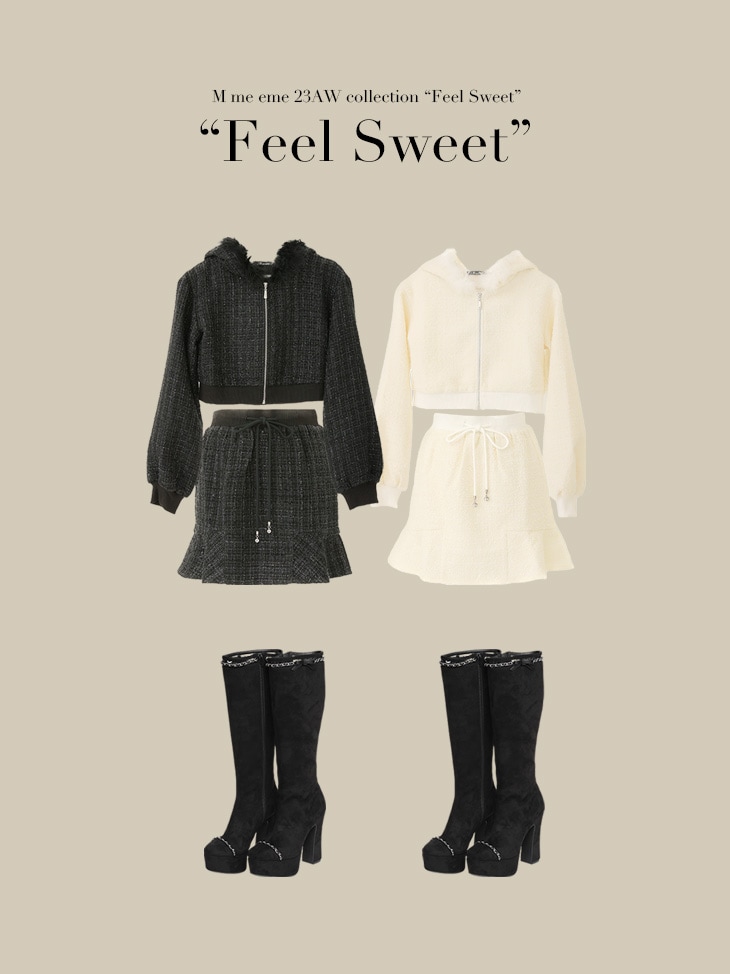 M me eme／【sale】Lame tweed mini skirt (eme10421) | All