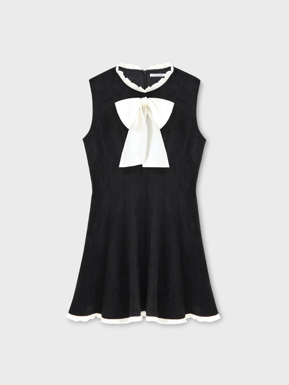 M me eme／Ribbon suede flare onepiece(eme10804) | All Item