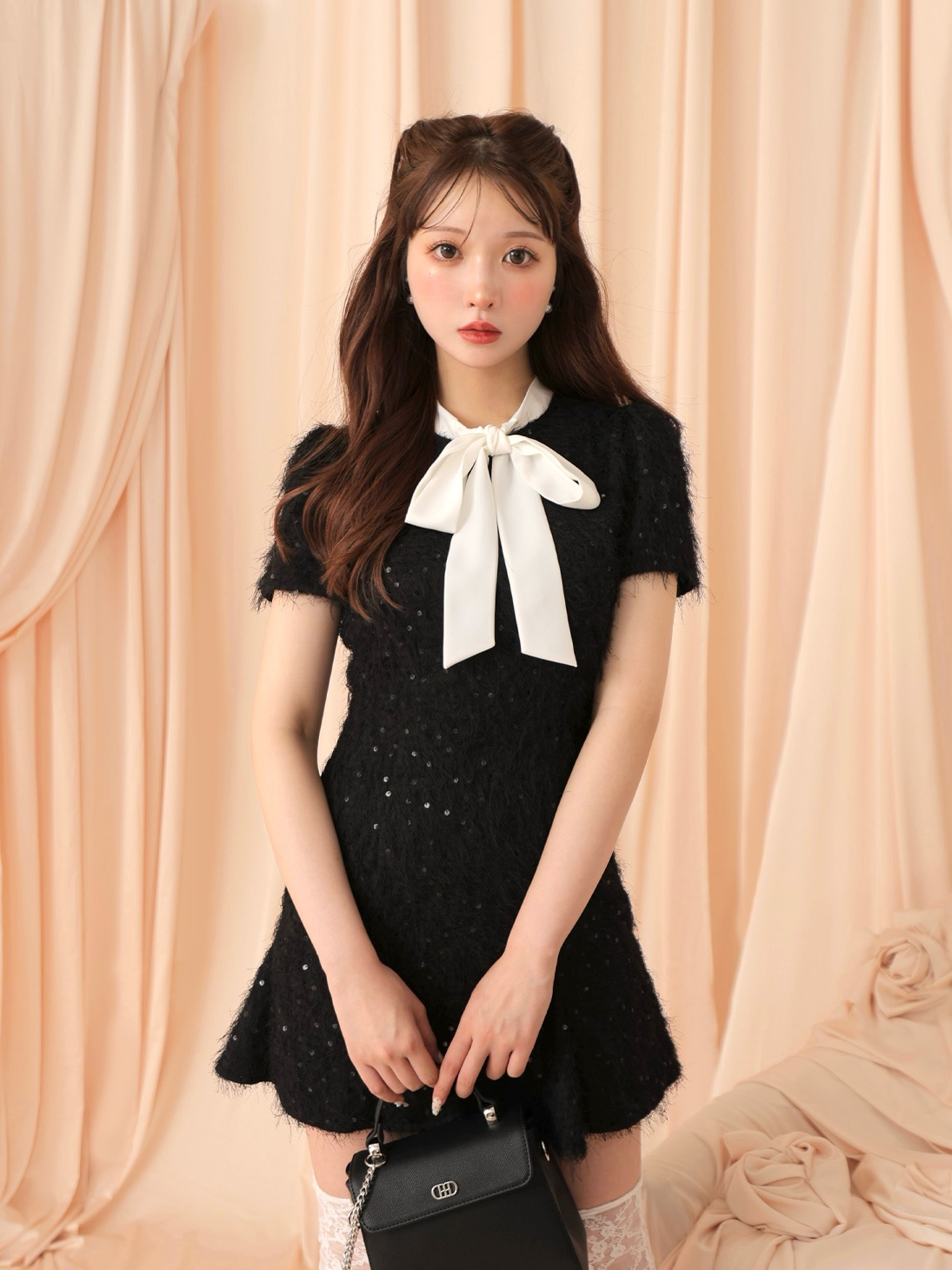 サロペット・オーバーオール・オールインワン M me eme One shoulder ruffle all in one M me eme（エムミーエメ）