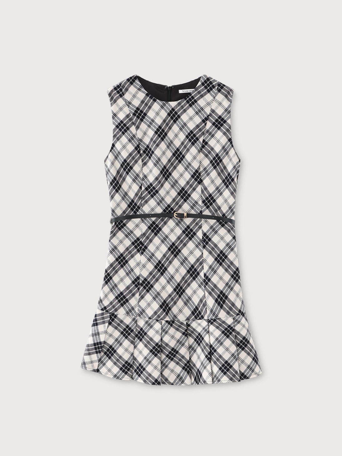 M me eme Check pleated mini onepiece ワンピ M me eme／Check pleated mini onepiece(eme10805) | All Item