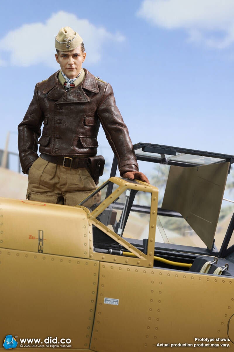 DID 1/6 WW2 ドイツ軍 BF109 戦闘機 コックピット ジオラマ セット イエロー.Ver 未開封新品 E60065Y