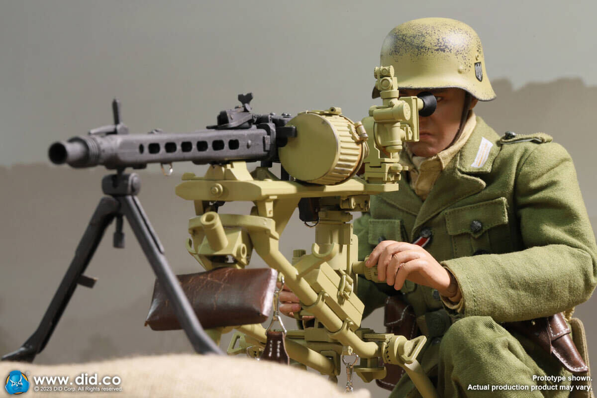 DID 1/6 WW2 ドイツ軍 MG42用 トライポッド イェロー.Ver 未開封新品 E60073Y 重機関銃用三脚