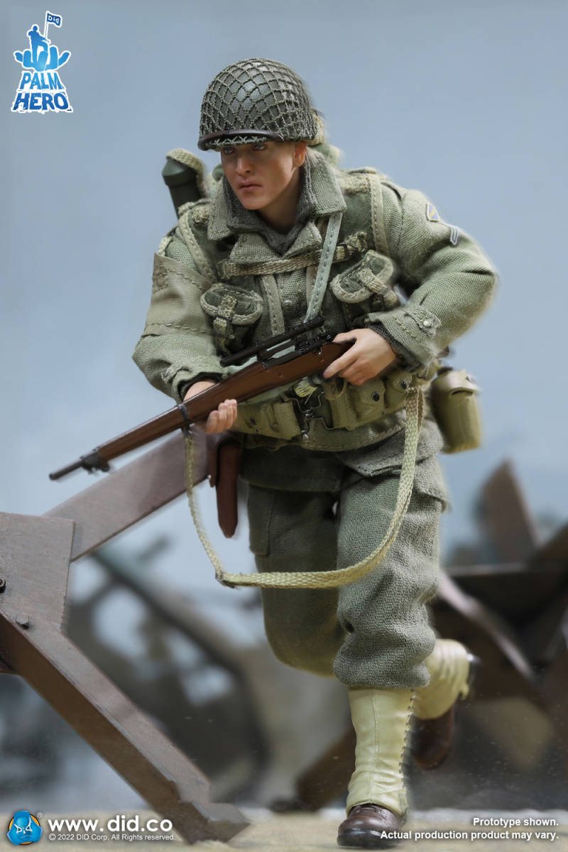 DID 1/12 WW2 US陸軍 第2レンジャー大隊 狙撃手 ジャクソン 二等兵 未開封新品 XA80009