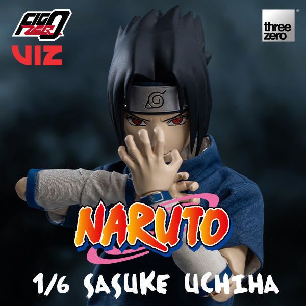スリーゼロ 1/6 NARUTO ナルト フィグゼロ うちはサスケ 未開封新品 3Z0261 疾風伝 Threezero sasuke