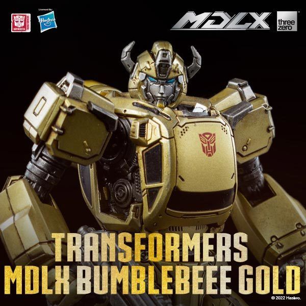 ThreeZero MDLX Bumblebee (Gold Edition) 世界2000体限定 新品 トランスフォーマー バンブルビー （ゴールド・エディション） スリーゼロ