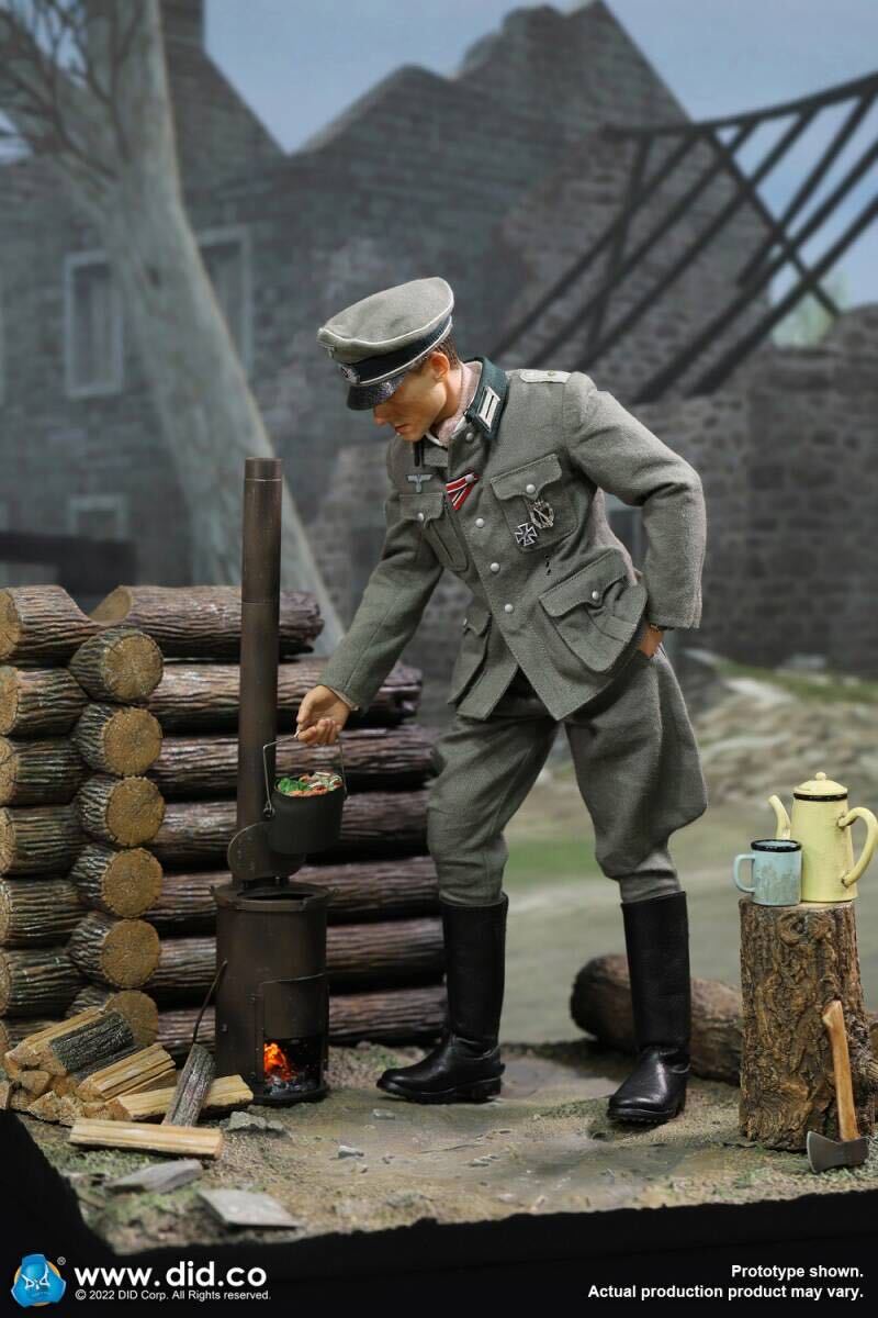 DID 1/12 WW2 ドイツ パンツァー コマンダー オットー・カリウス