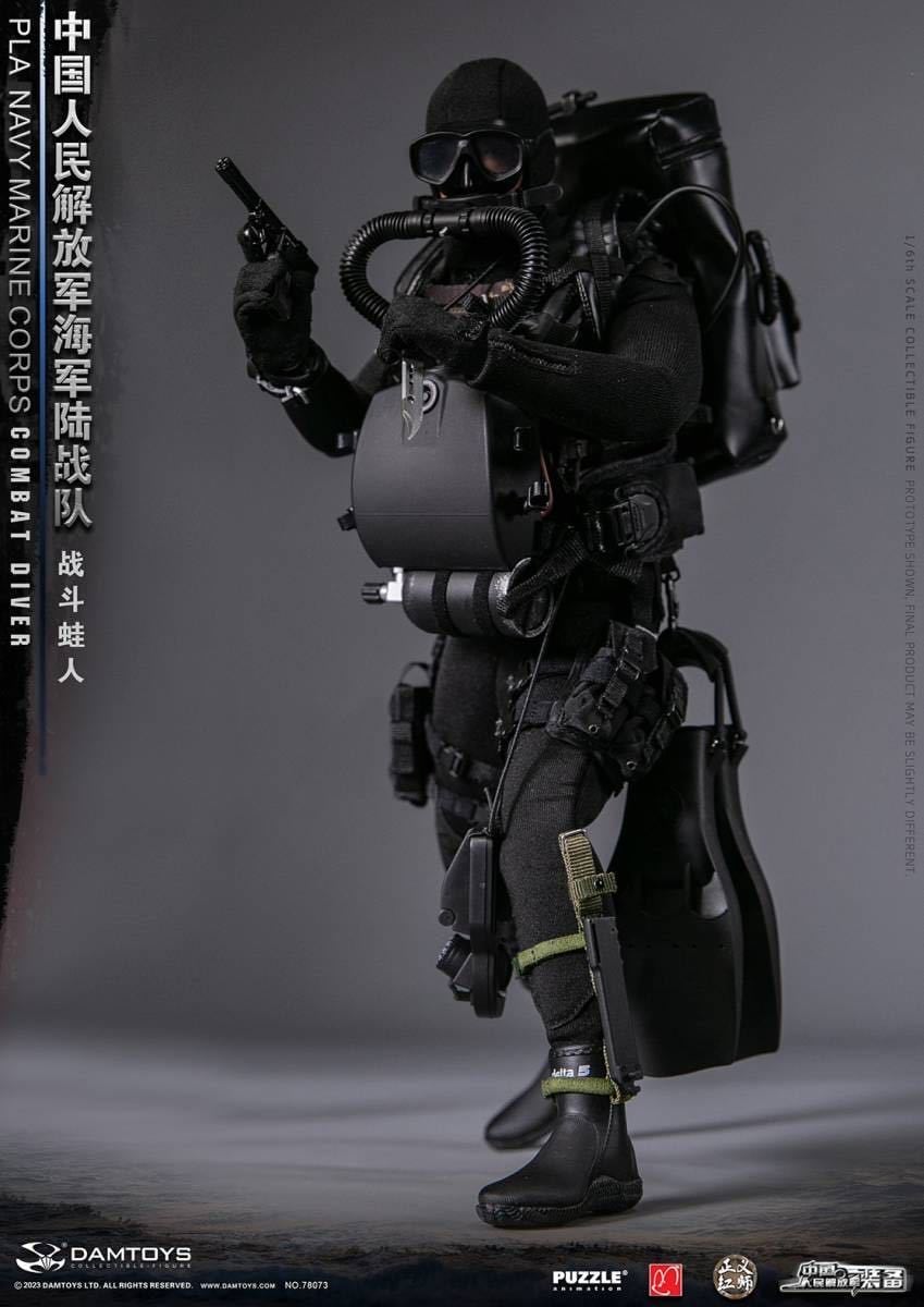 DAMTOYS 1/6 中国人民解放軍 海軍陸戦隊 戦闘蛙人 未開封新品 78073 