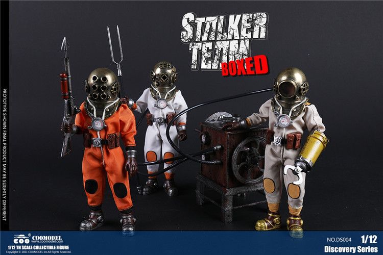 COOMODEL 1/12 ストーカー チーム 3体セット 純銅.Ver 未開封新品 DS004 