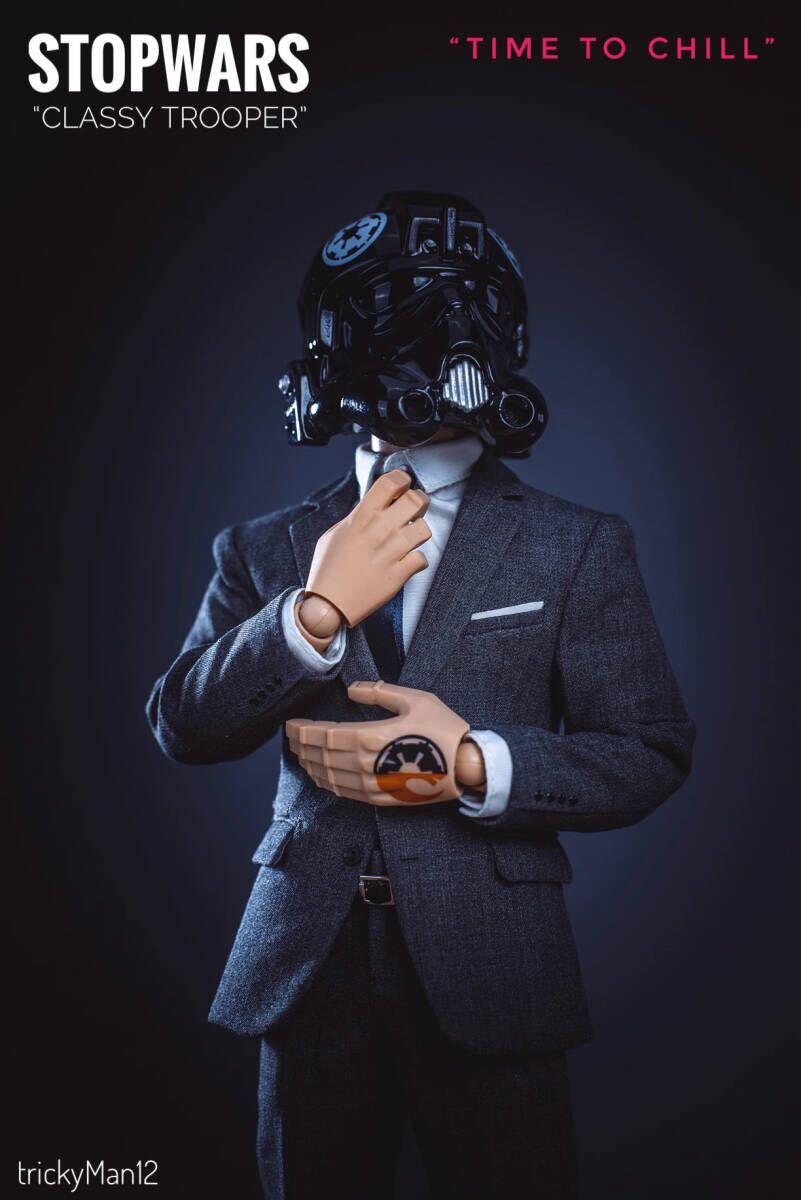 trickyMan12 STOPWARS CLASSY TROOPER ブラック Trickyman12 Stop Wars Series Classy Trooper Black Suit Ver 1