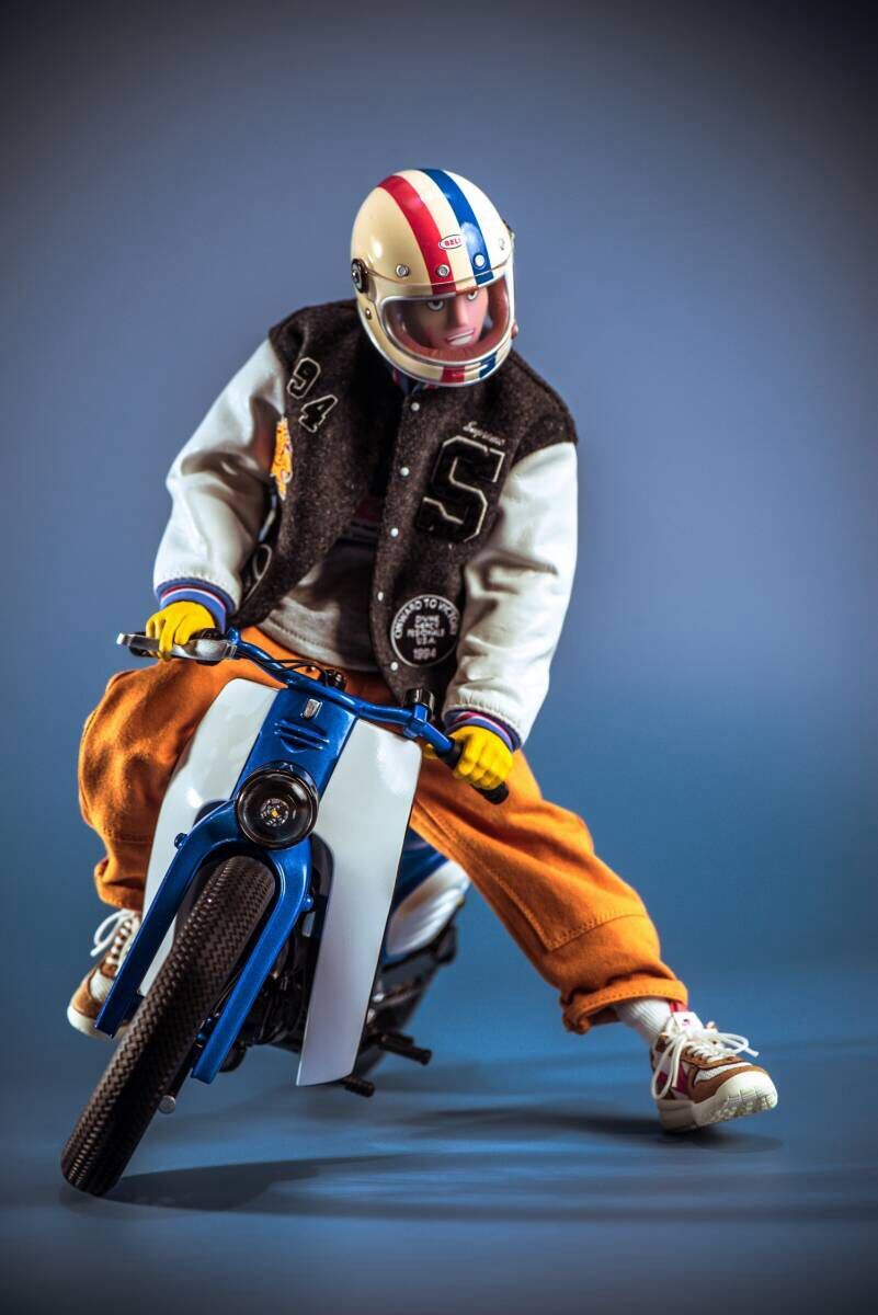 trickyMan12 1/6 ホンダ カブ スーパーカブ WF2024限定色 TrickyMan12 1/6 スーパーカブ オートバイ SUPER CUB motorcycle