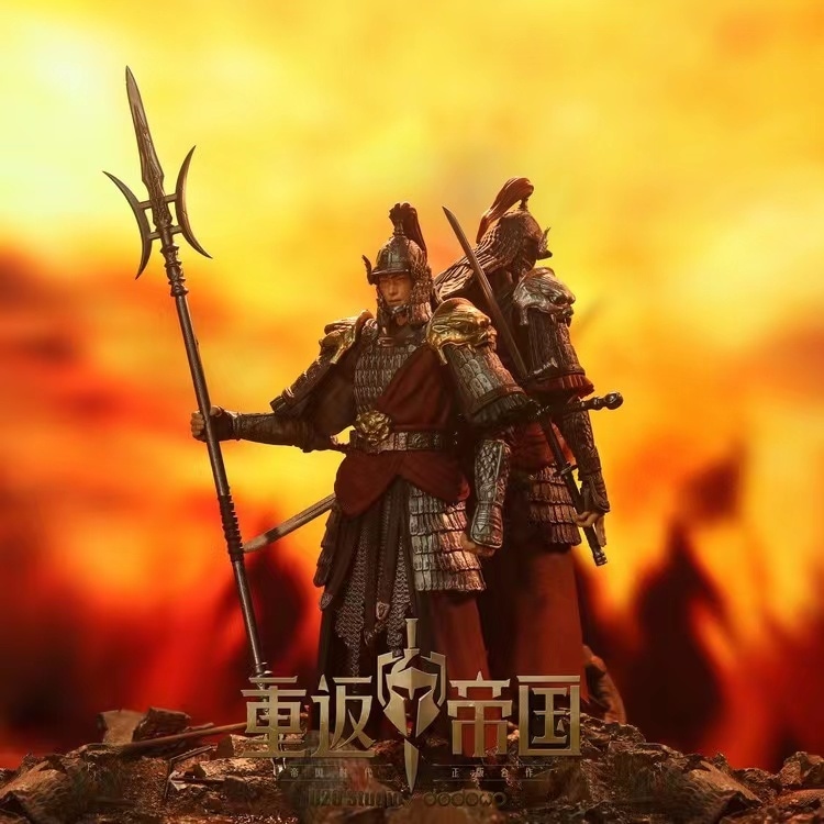 DODOWO 1/12 中華剣士 ゴールド.Ver 未開封新品 DAWN OF KINGDOMS アクションフィギュア