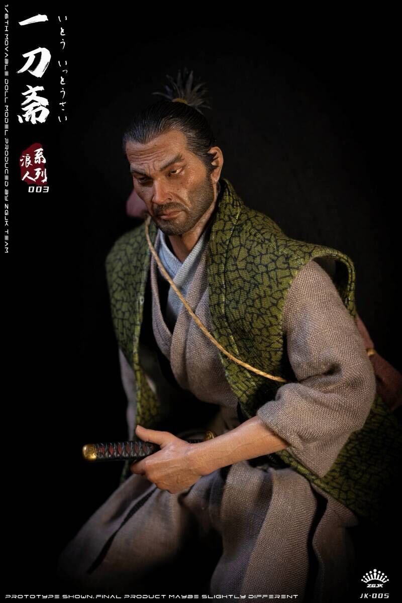 ZGJKTOYS 1/6 浪人シリーズ 伊藤一刀斎 未開封新品 JK-005 Ronin Series - Ito Ittosai