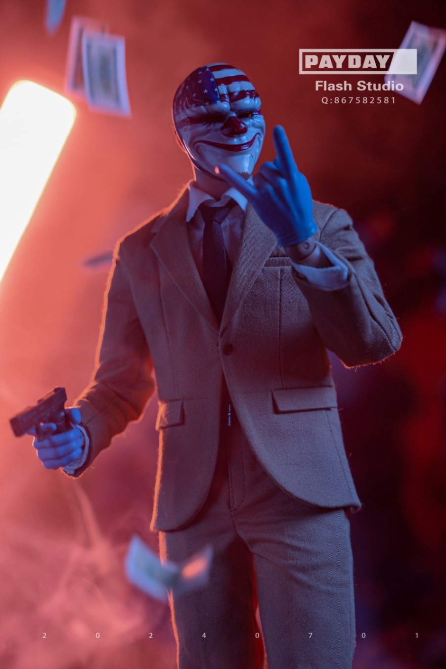 予約 FLASH STUDIO 1/6 ダラス X-S003 Dallas Payday Collectible Action Figure アクションフィギュア