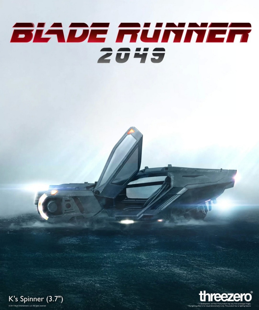 threezero 3.7インチ ブレードランナー 2049 Kのスピナー Blade Runner 2049 K’s Spinner スリーゼロ