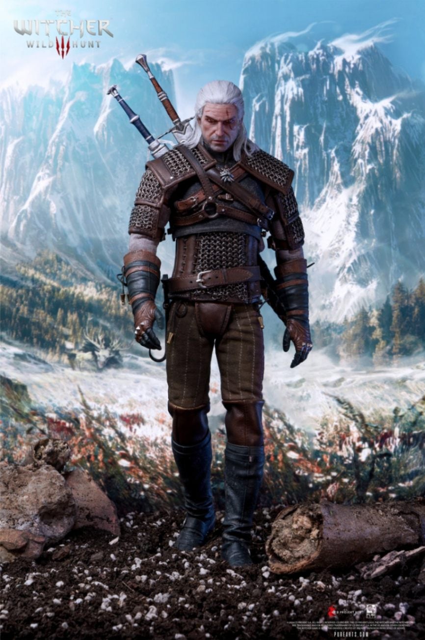 予約 PureArts 1/6 ウィッチャー 3 リヴィアのゲラルト PA010TW The Witcher 3: Wild Hunt Geralt of Rivia Collectible Action Figure アクションフィギュア