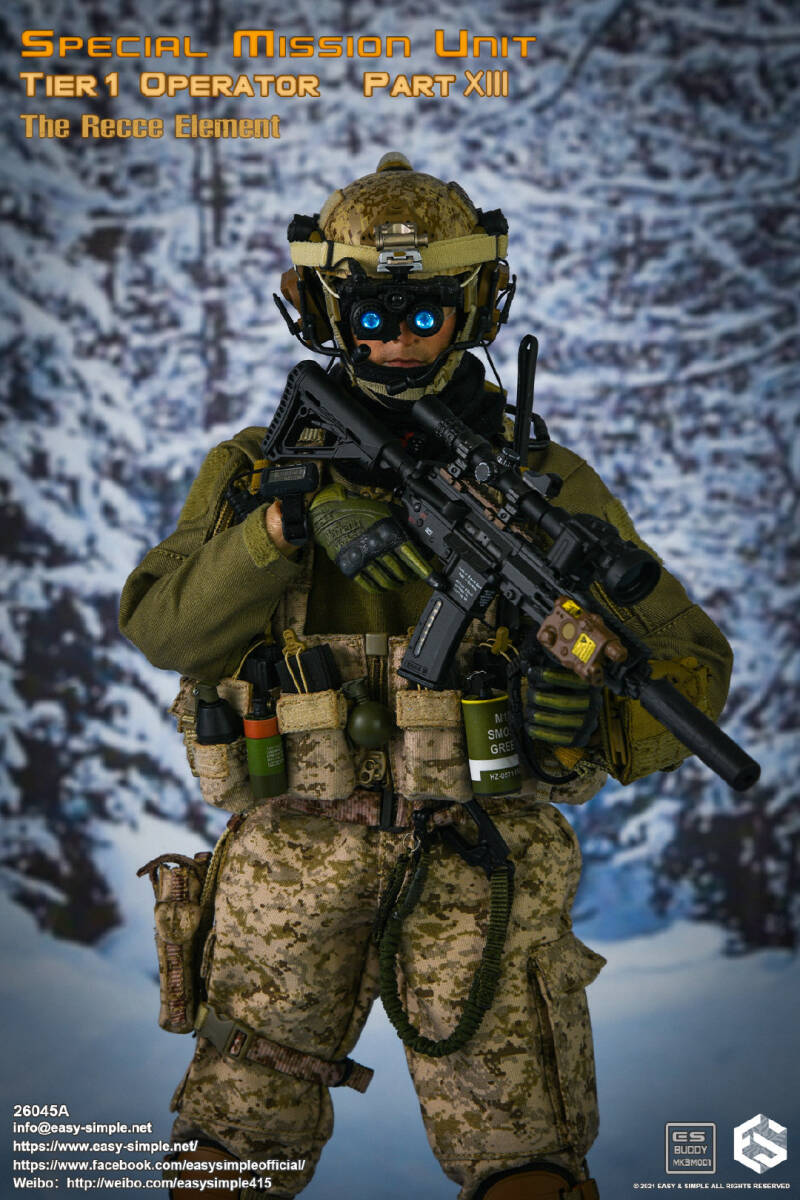 EASY&SIMPLE 1/6 SMU Tier1 Operator Part XIII The Recce Element 未開封新品 26045A